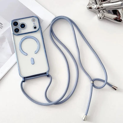 Universal Phone Neck Strap with Transparent Case