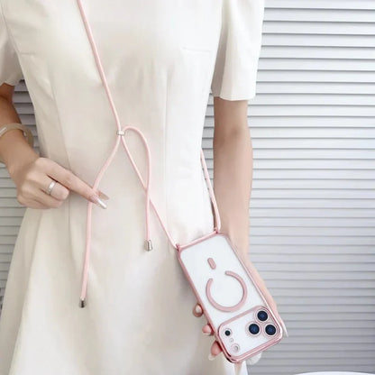 Universal Phone Neck Strap with Transparent Case