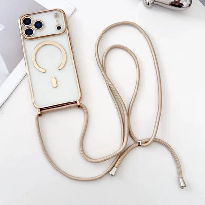 Universal Phone Neck Strap with Transparent Case