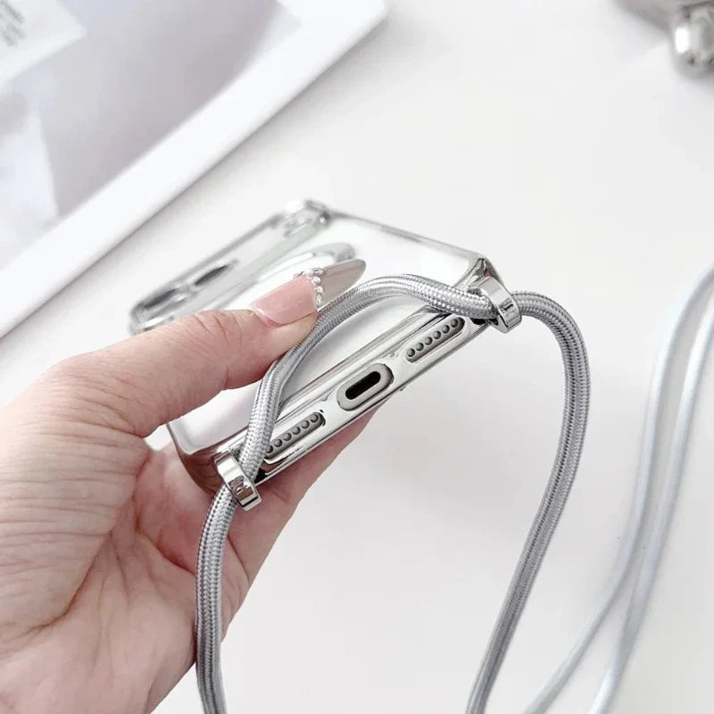 Universal Phone Neck Strap with Transparent Case