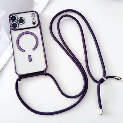 Universal Phone Neck Strap with Transparent Case