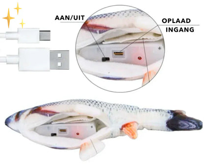 Colorful Fish Toy Set for Cats