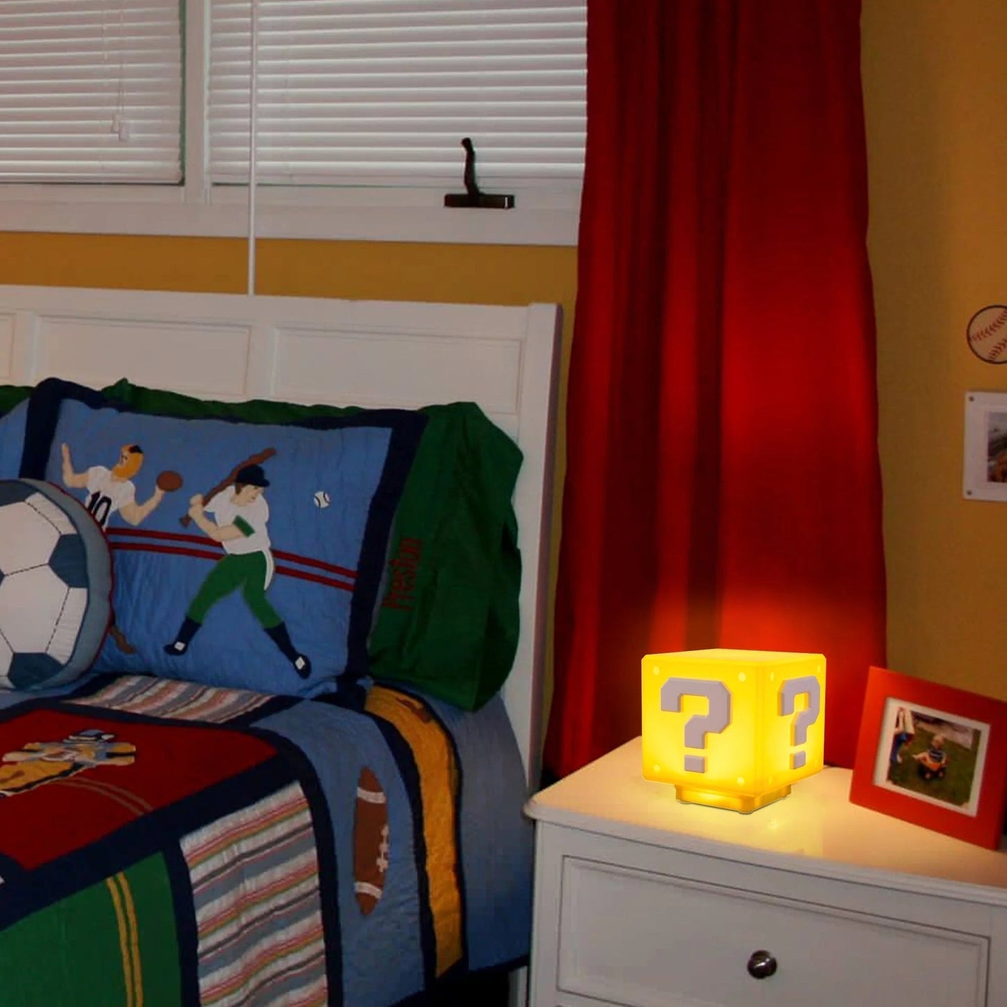 Fun Mario Night Light Block