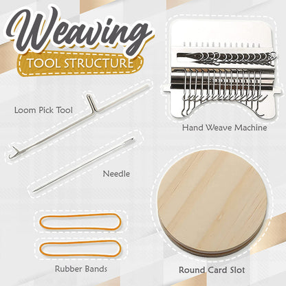 Portable Compact Weaving Loom Machine