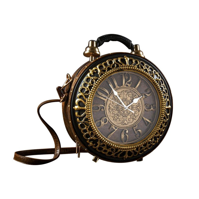 Unique Retro Style Clock Purse Bag - Befez