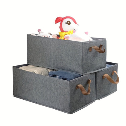 Stylish Collapsible Storage Basket Set of 3