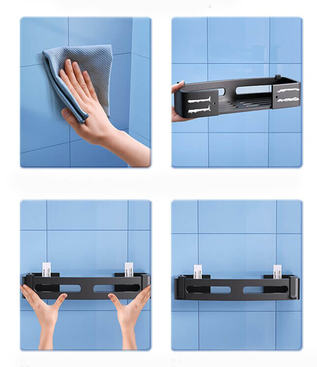 Modern Silver Bathroom Storage Caddy