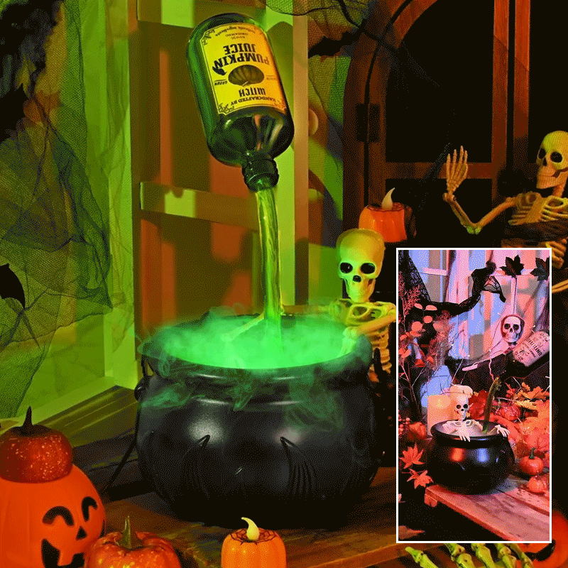 Spooky Glass Haunted Lantern Decoration