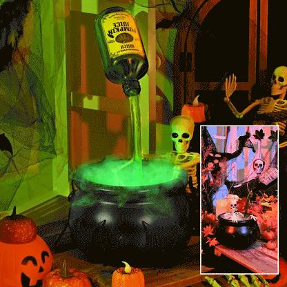 Spooky Glass Haunted Lantern Decoration