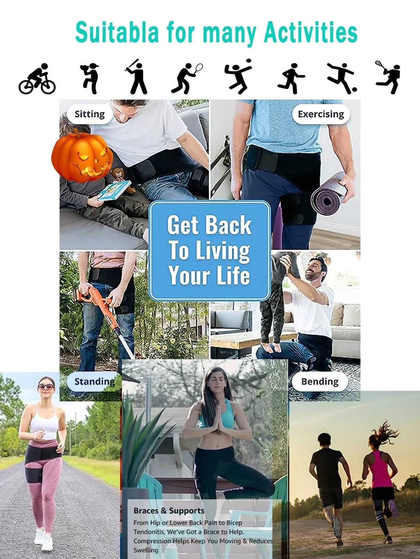 Comfortable FlexiHips Support Strap