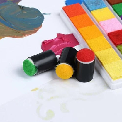 Vibrant Kids Finger Paint Art Set