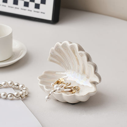 Delicate White Ceramic Jewelry Holder
