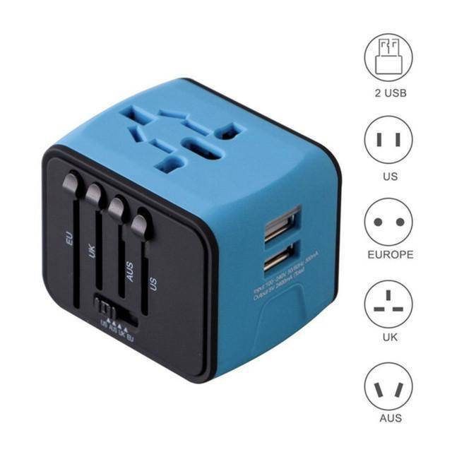 Universal 5 Port Travel Power Adapter