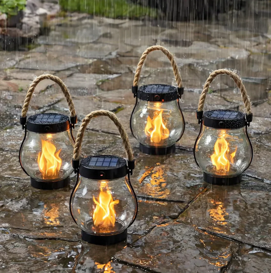 Warm Ambient Solar Flame Light - Befez