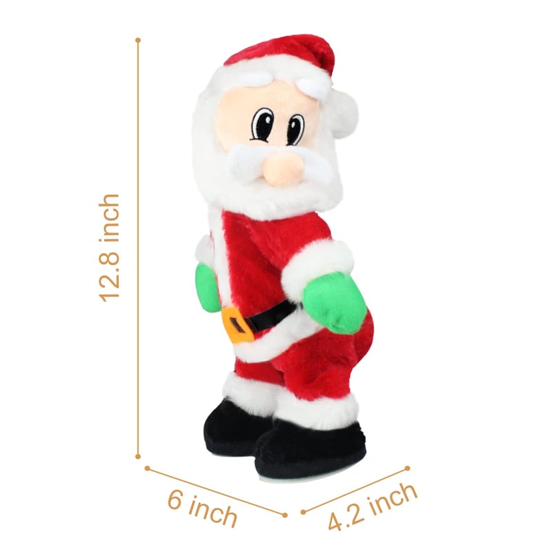 Fun Dancing Santa Claus Figurine