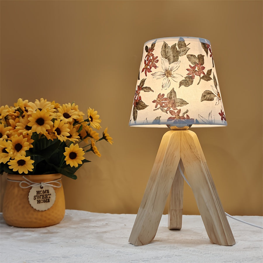 Beautiful Wooden LED Desk Lamp