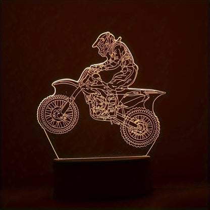 Cool Motocross 3D LED Night Light