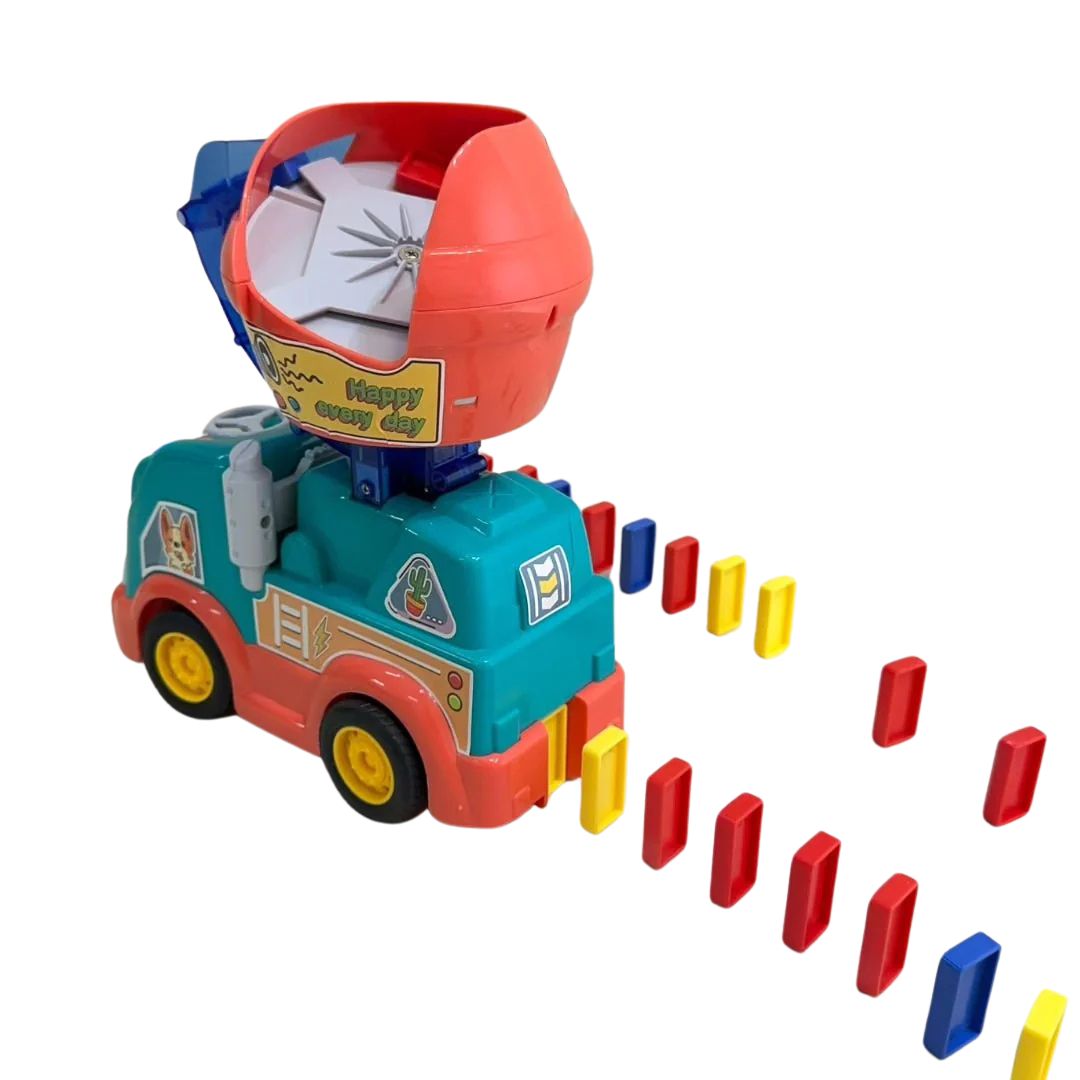 Automatic Domino Laying Toy Truck