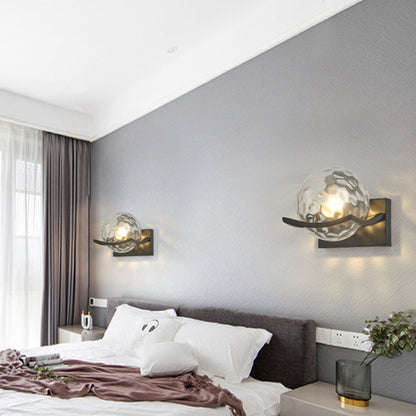 Contemporary LED Glass Light Fixture