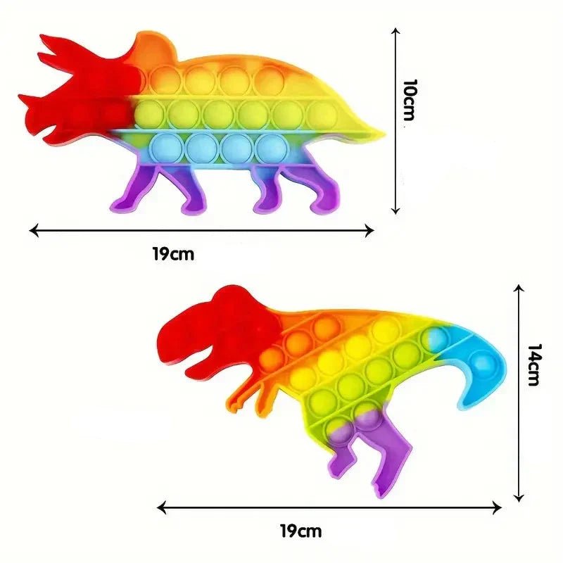 Colorful Dinosaur Fidget Toy For Kids Stress Relief