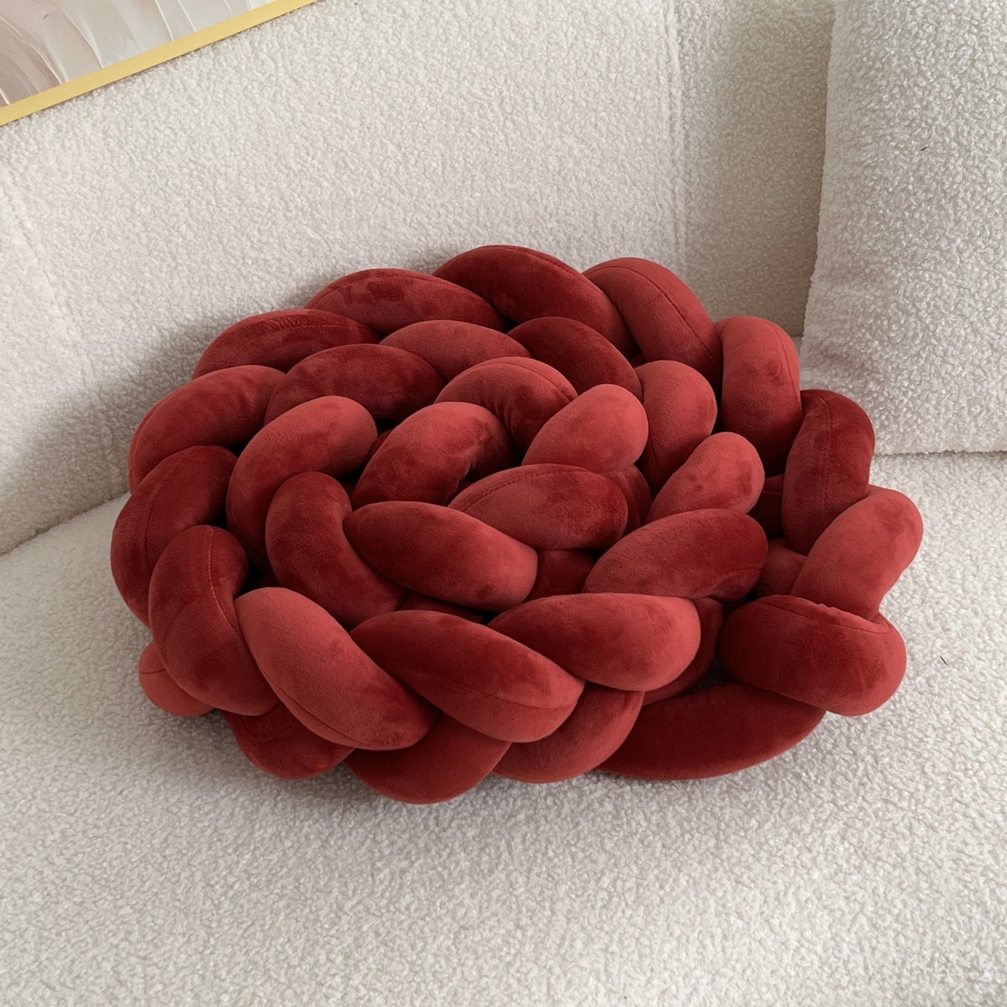 Stylish Geometric Floor Pillow with Washable Cover