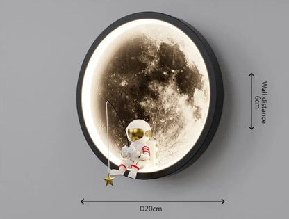 Bright Lunar LED Wall Light