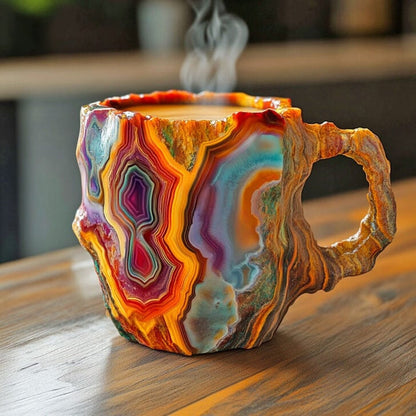 Premium Handmade Ceramic Coffee Mugs, Insulated, Microwave Safe