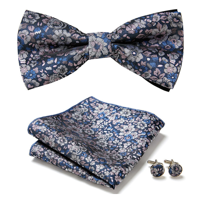 Classic Bow Tie Three Piece Suit Set