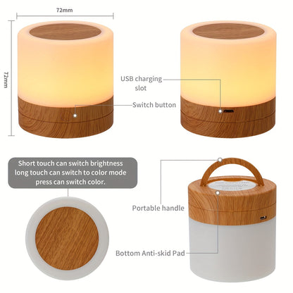 Colorful LED Touch Desk Lamp with Remote
