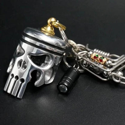 Cool Skull Pendant Keychain