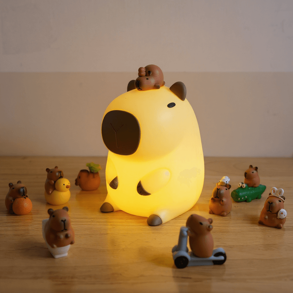 Soft Glow Animal Nightlight Adjustable Silicone Lamp