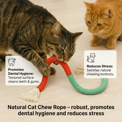 Durable Cat Chew Toy Rope for Healthy Teeth