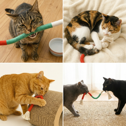 Durable Cat Chew Toy Rope for Healthy Teeth