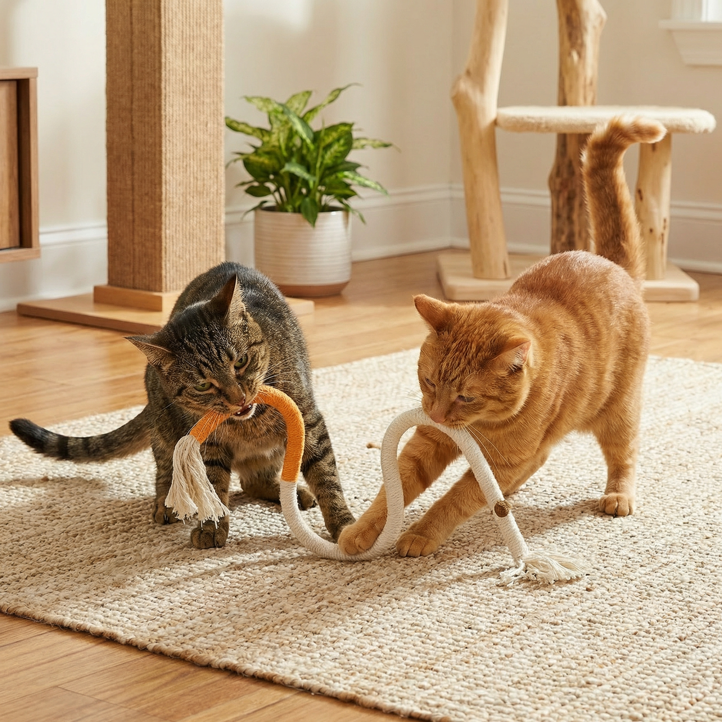 Durable Cat Chew Toy Rope for Healthy Teeth