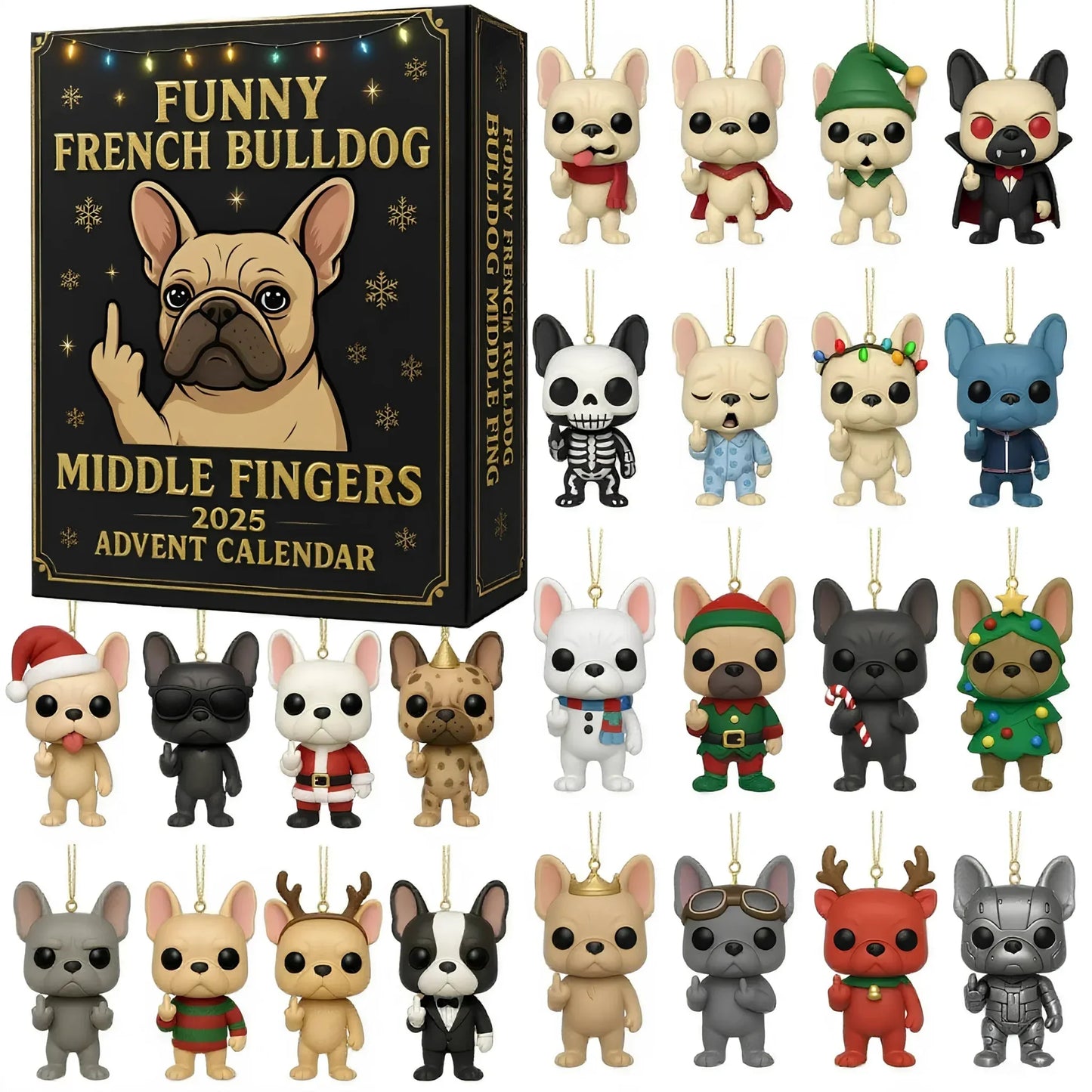 Funny Dog Countdown Calendar Gift Set - Befez