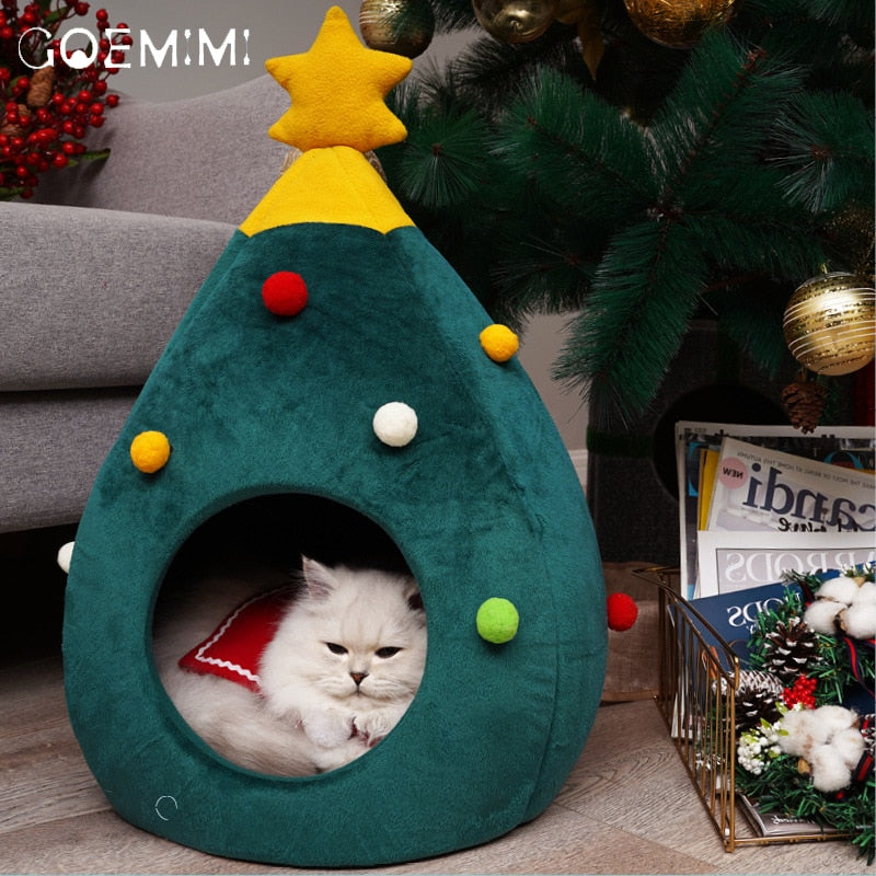 Cozy Holiday Cat House - Befez