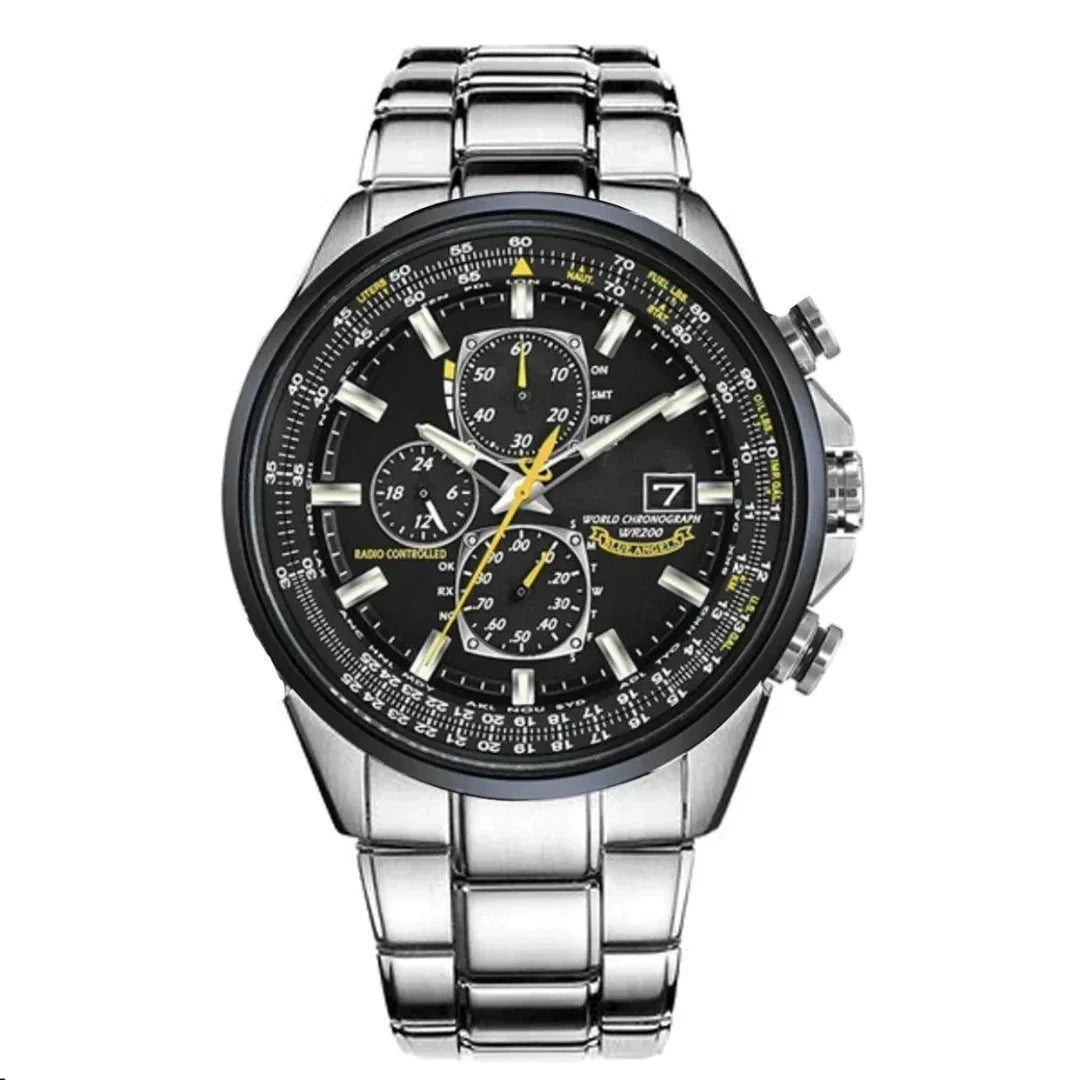 Classic Chronograph Leather Watch
