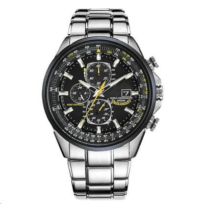 Classic Chronograph Leather Watch