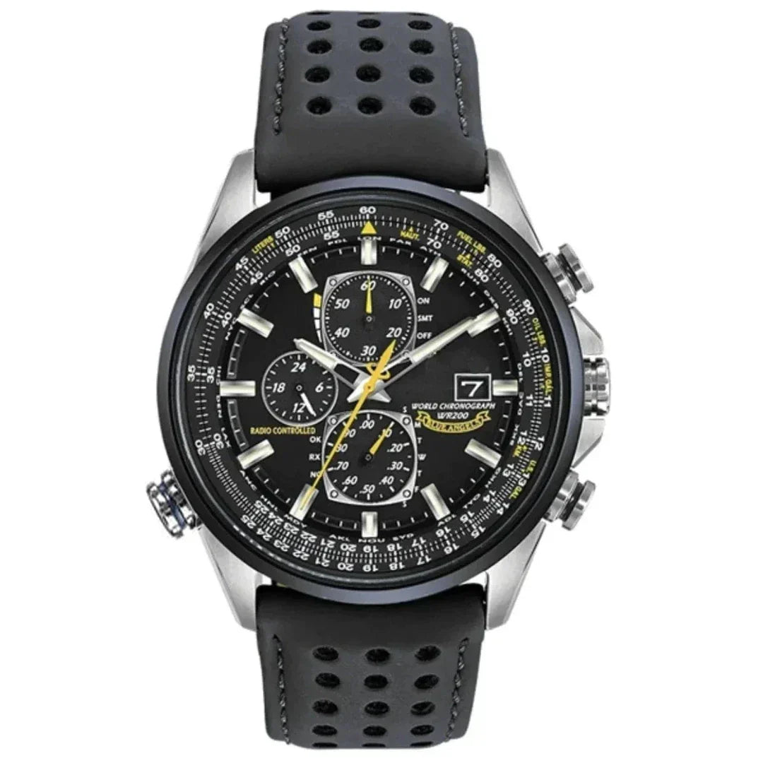 Classic Chronograph Leather Watch