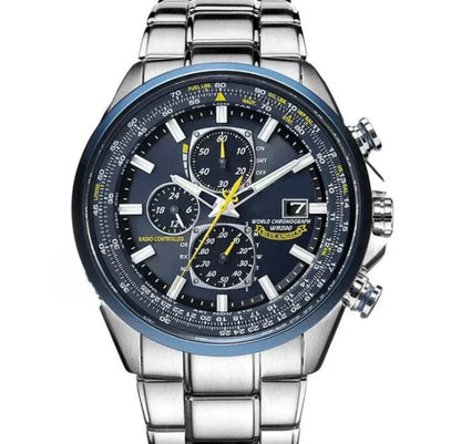 Classic Chronograph Leather Watch