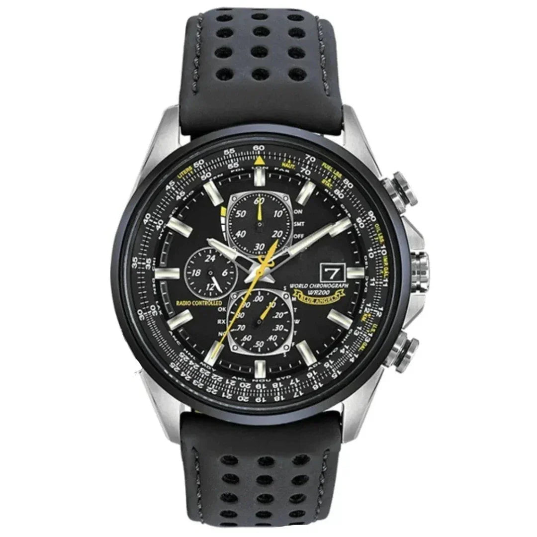 Classic Chronograph Leather Watch