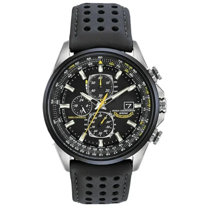 Classic Chronograph Leather Watch