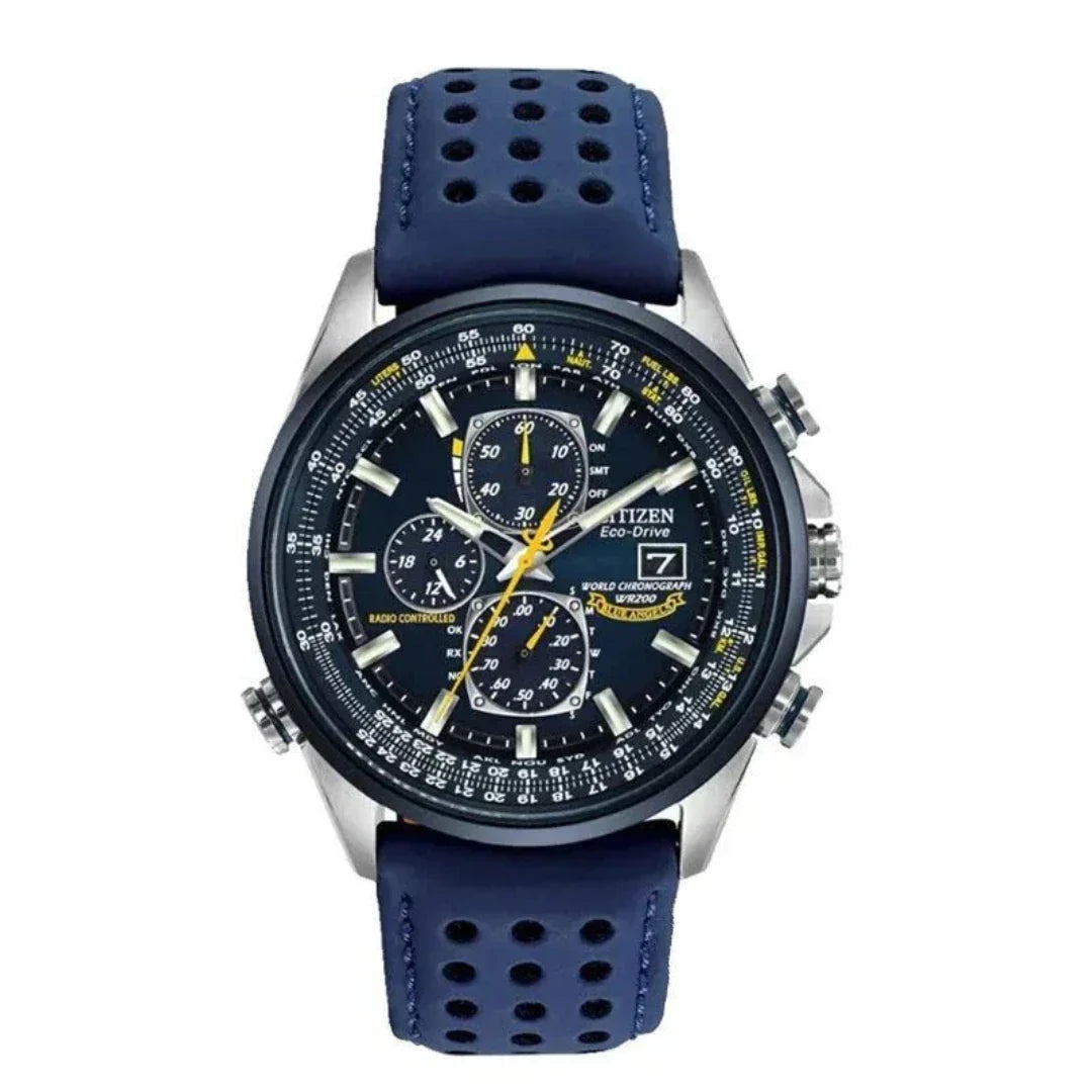 Classic Chronograph Leather Watch