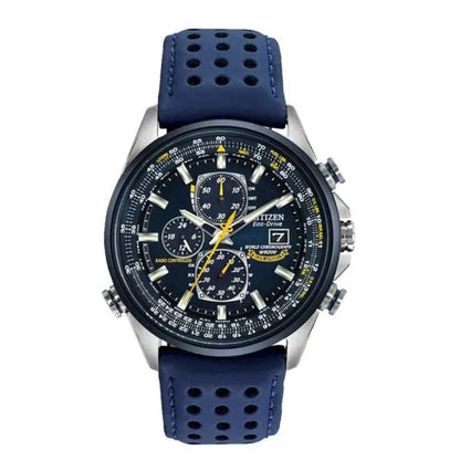 Classic Chronograph Leather Watch