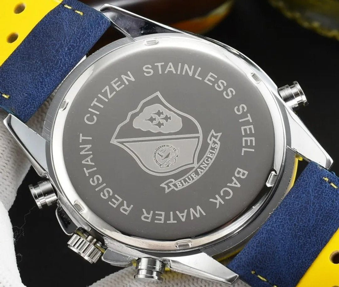 Classic Chronograph Leather Watch