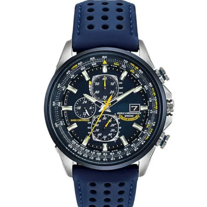 Classic Chronograph Leather Watch