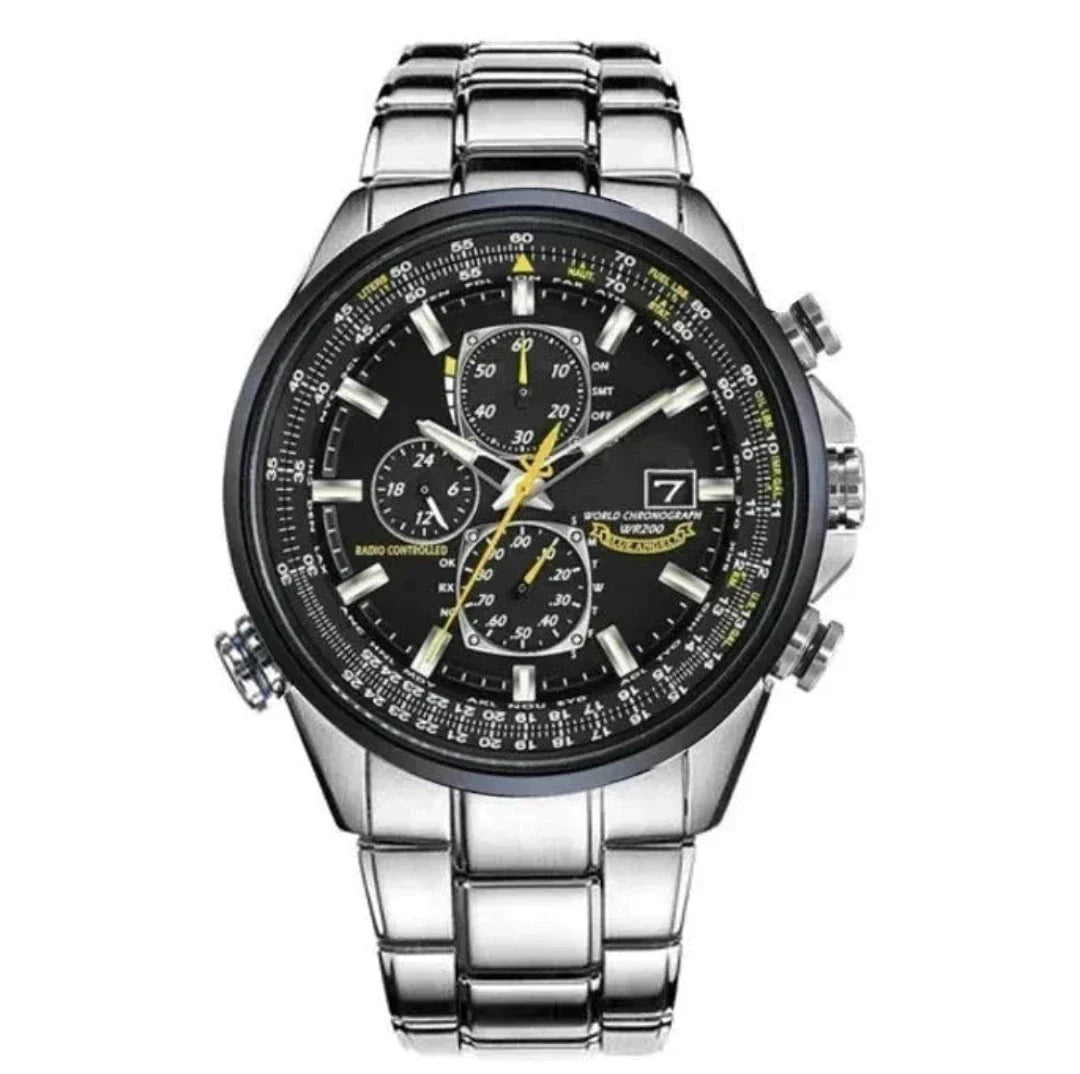 Classic Chronograph Leather Watch