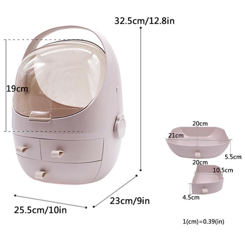 Portable Compact Makeup Storage Case