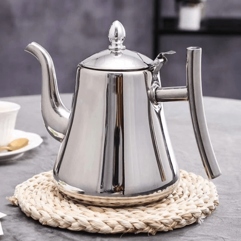 Premium Electric Kettle with Filter, Stainless Steel Teapot