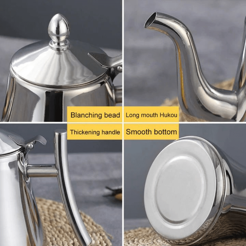 Premium Electric Kettle with Filter, Stainless Steel Teapot